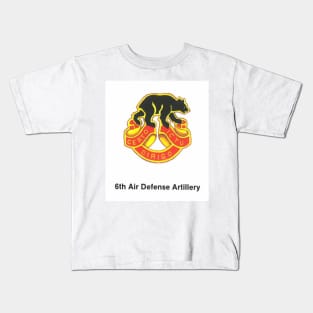 6th Air Defense Artillery (right) Kids T-Shirt